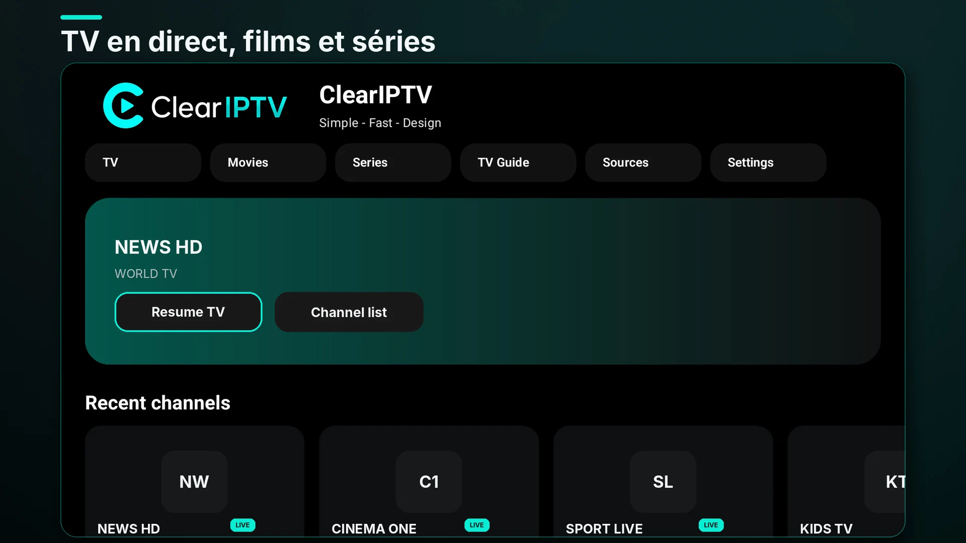 ClearIPTV Android TV